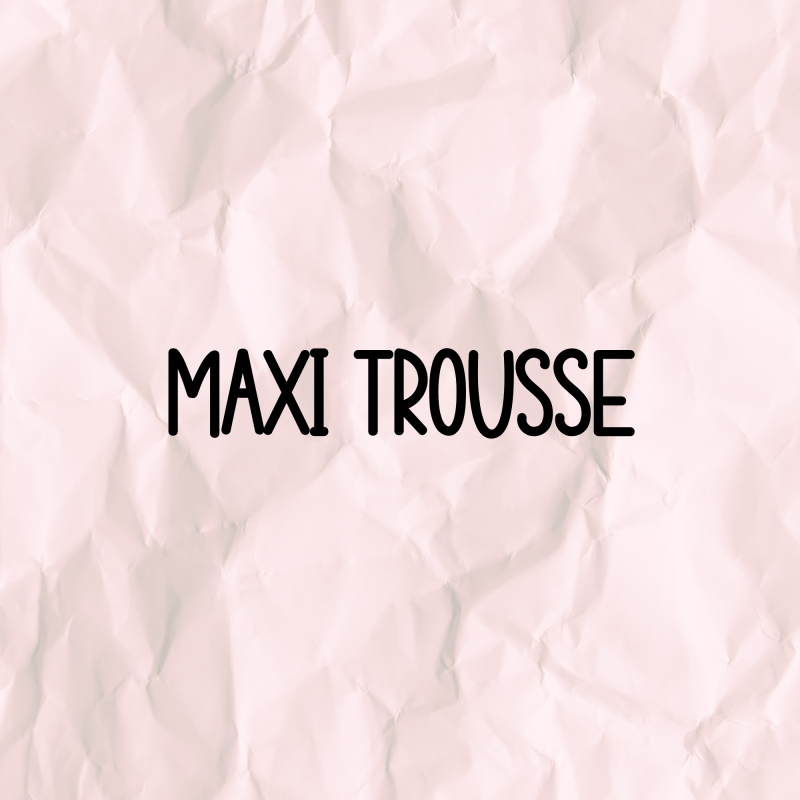 Maxi trousse velours côtelé