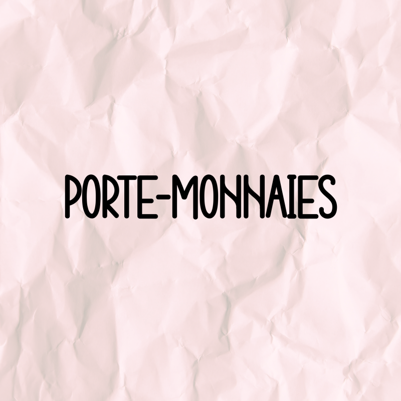 Porte-monnaie velours côtelé