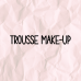 Trousse Make Up en velours côtelé