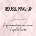 Trousse Make Up en velours côtelé - à personnaliser avec une étiquette tissée