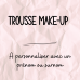 Trousse Make Up en velours côtelé - à personnaliser avec un prénom