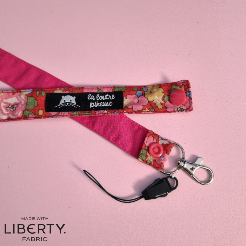 Tour de cou - liberty of london betsy stars rouge