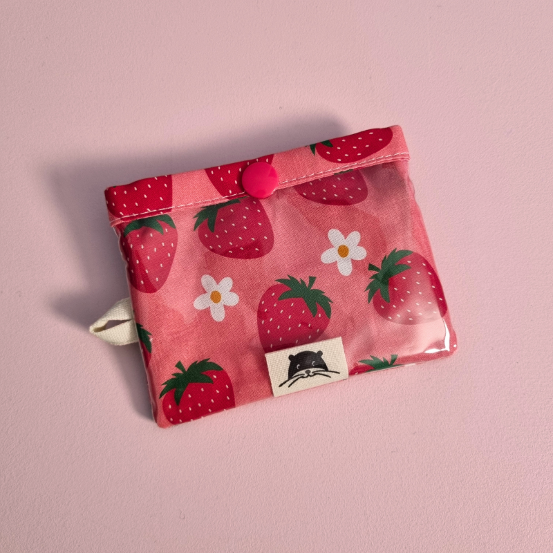 Porte-badge zippé - ramène ta fraise