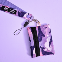 Porte-badge zippé - baleines