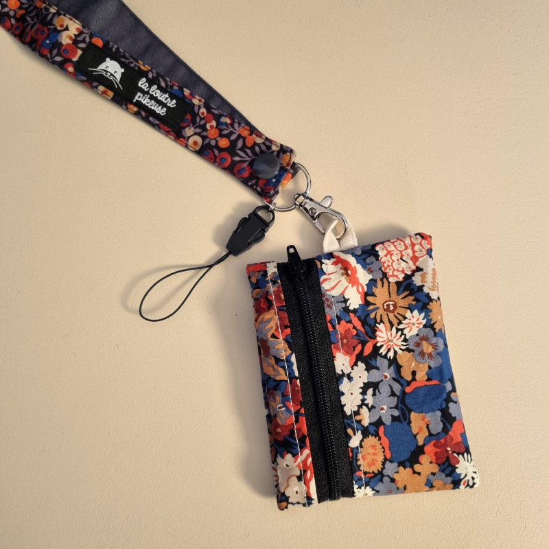 Porte-badge zippé - liberty of london thorpe Porte-badge zippé - liberty of london thorpe