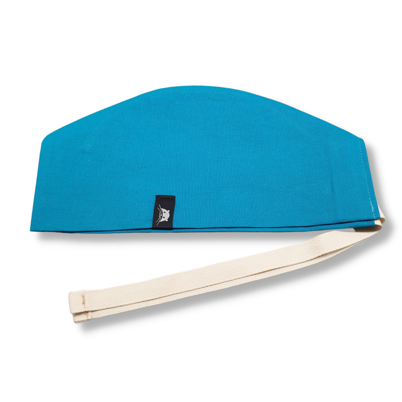 Calot court - bleu turquoise uni