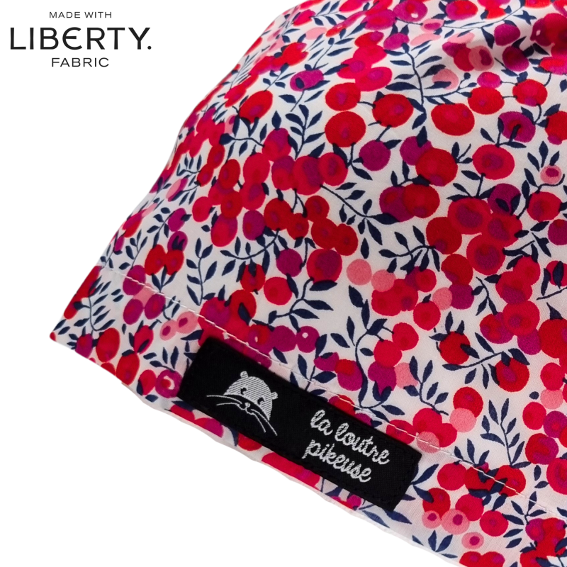 Calot de bloc couvrant - liberty of london wiltshire fushia