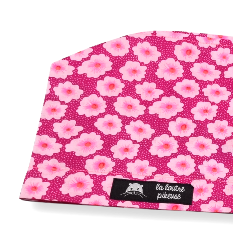 Calot de bloc couvrant - petit pan osami rose
