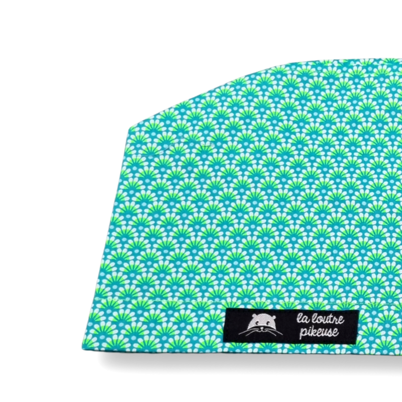 Calot de bloc couvrant - petit pan zazen menthe