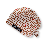 Calot de bloc couvrant - coeur chocolat