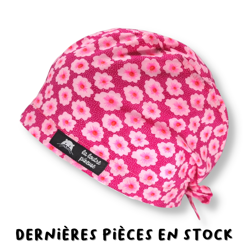 Calot de bloc couvrant - petit pan osami rose