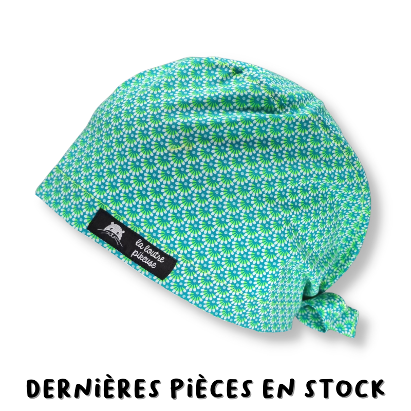 Calot de bloc couvrant - petit pan zazen menthe
