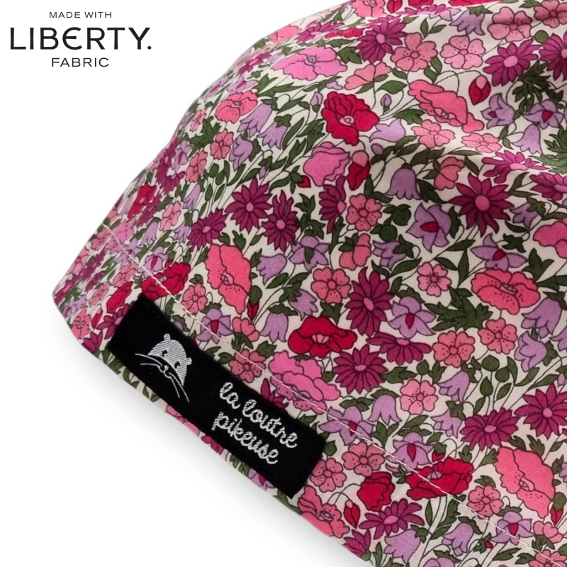 Calot de bloc couvrant - liberty of london poppy forest