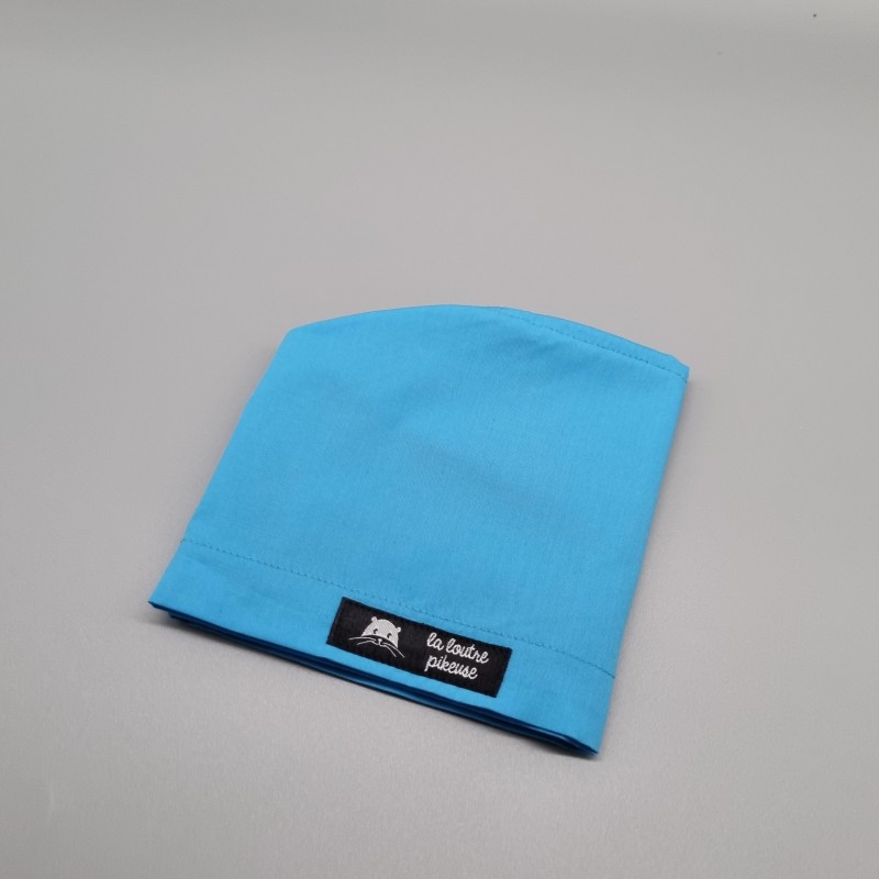 Calot de bloc couvrant polycoton - bleu
