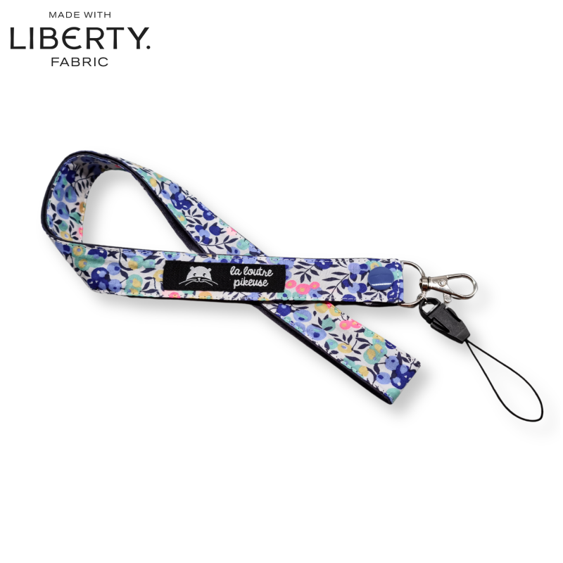 Tour de cou - liberty of london wiltshire mauve fluo