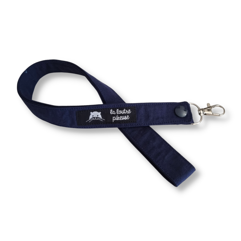 CORDON TOUR DE COU PORTE BADGE LANYARDS BLEU PAR 100