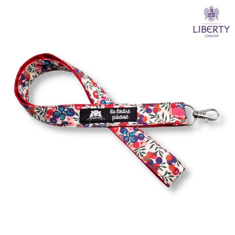 Tour de cou - liberty of london wiltshire rouge