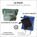 Pack pochette et sac à calots à personnaliser en éponge de bambou