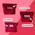 Pack pochette et sac à calots à personnaliser en éponge de bambou
