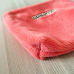 Pochette à calots - éponge de bambou corail et papillons