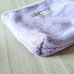 Pochette à calots - éponge de bambou lilas et capri