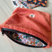 Pochette à calots - éponge de bambou terracotta et germaine