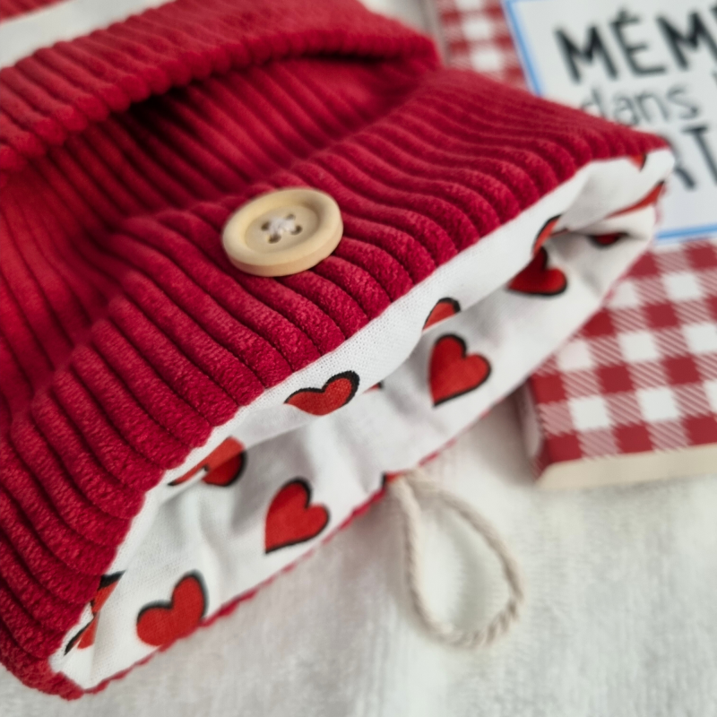 Pochette à livre Amour