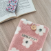 Pochette à livre - moumoute fleurs