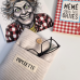 Pochette à livre velours côtelé à personnaliser avec un prénom