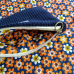 Pochette velours côtelé à personnaliser avec un prénom