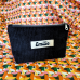 Pochette velours côtelé à personnaliser avec un prénom