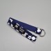Porte-clés - étoiles bleues marines
