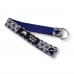 Porte-clés - asanoha bleu marine