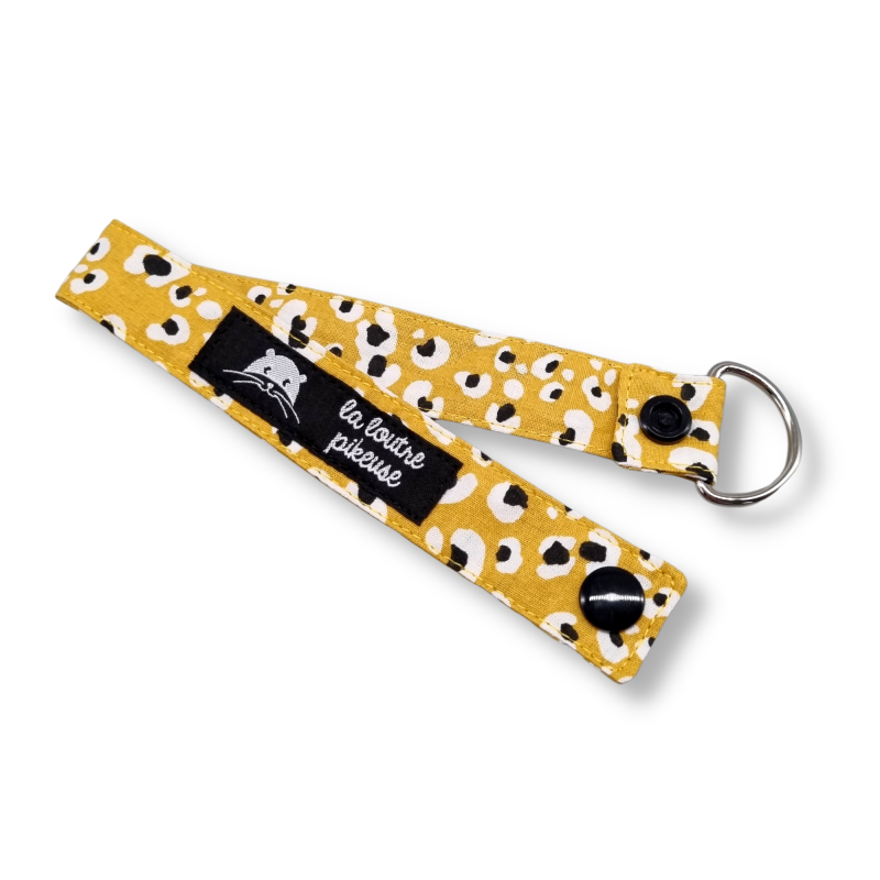 Porte-clés - léopard jaune