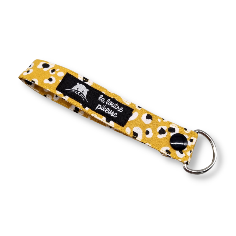 Porte-clés - léopard jaune