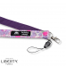 Tour de cou - liberty of london betsy mauve fluo