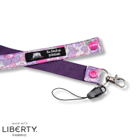 Tour de cou - liberty of london betsy mauve fluo
