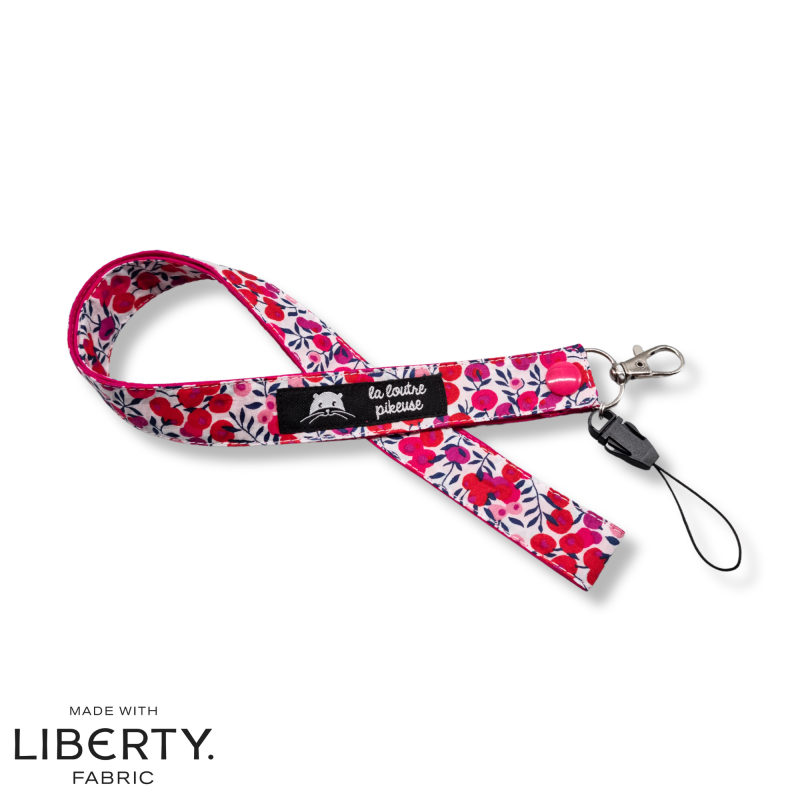 Tour de cou - liberty of london wiltshire fushia