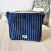 Trousse velours grosses côtes à personnaliser