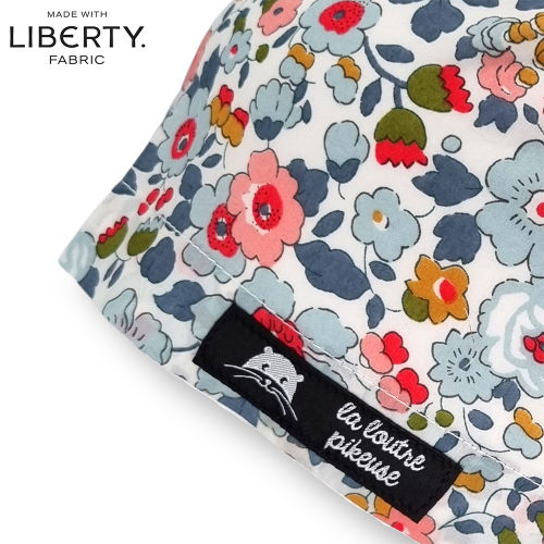 Calot de bloc couvrant liberty of london betsy bleu