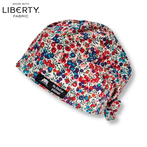 Calot de bloc couvrant - Liberty of London Wiltshire rouge Calot de bloc couvrant liberty of london wiltshire rouge