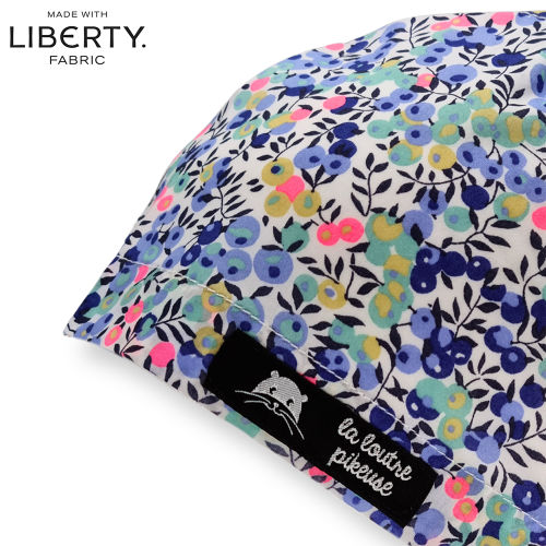Calot de bloc couvrant liberty of london wiltshire mauve fluo