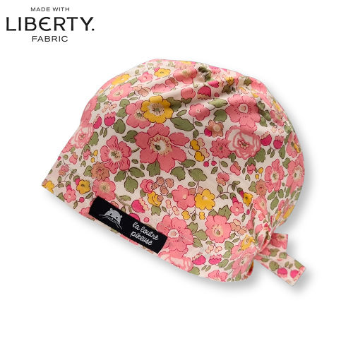Calot de bloc couvrant liberty of london betsy metallic rose
