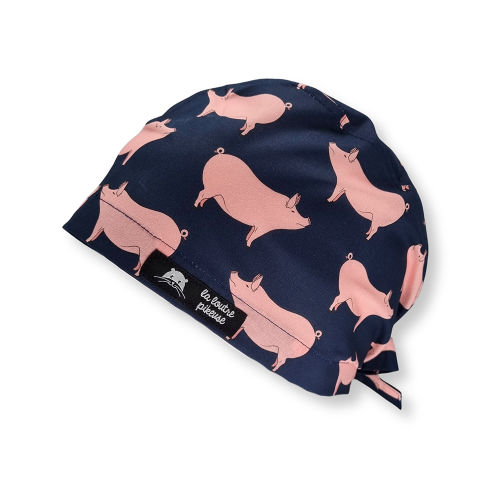 Calot de bloc couvrant avec des cochons