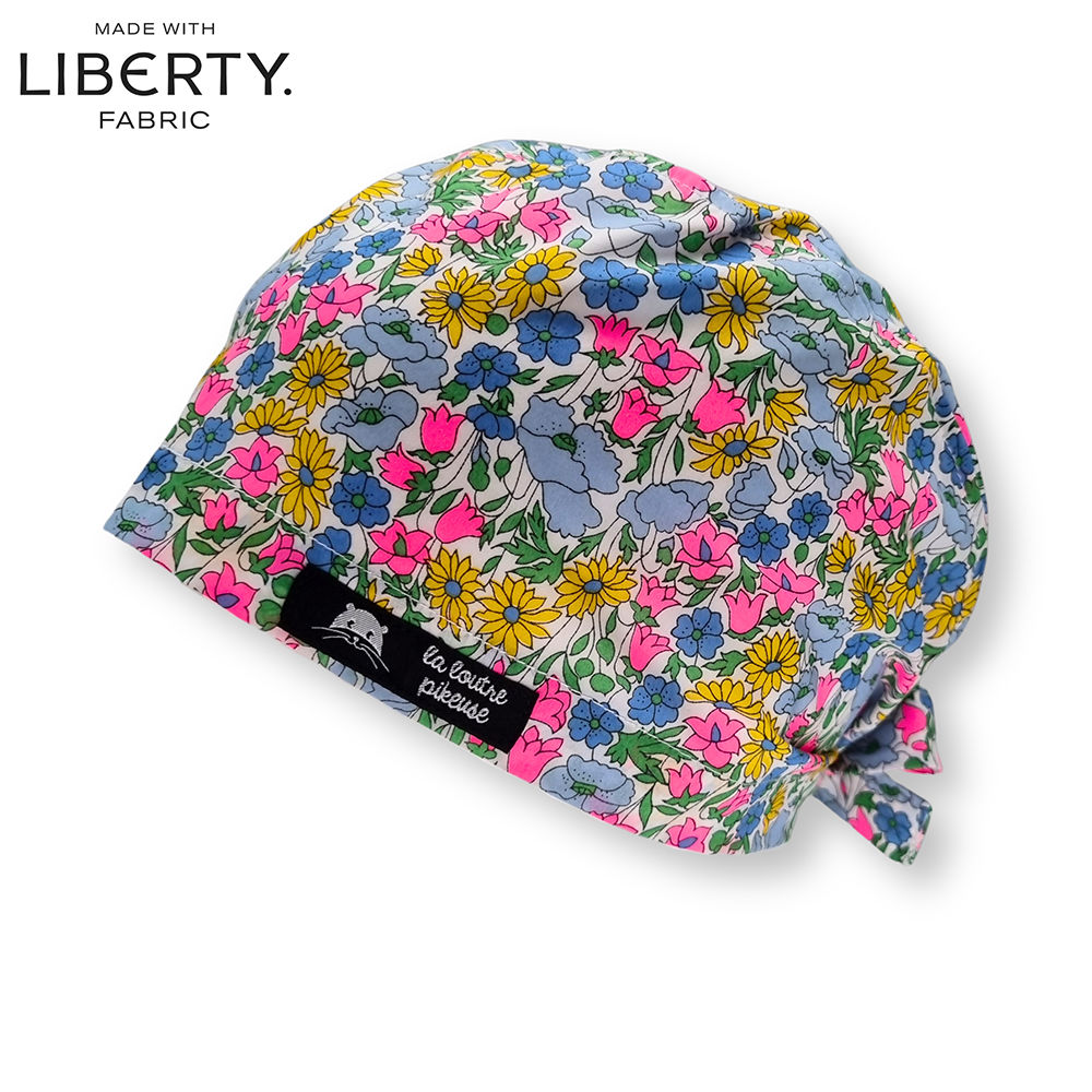 Calot de bloc couvrant liberty of london poppy daisy