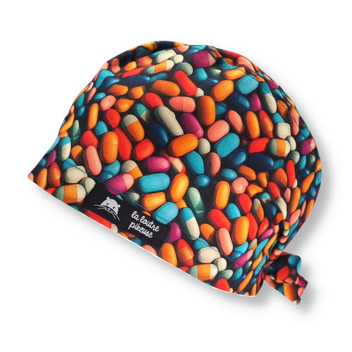 Calot de bloc couvrant - Gélules Calot de bloc couvrant avec des médicaments, gélules