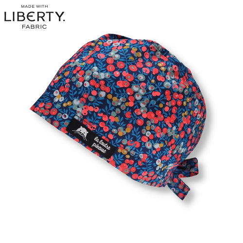 Calot de bloc couvrant - Liberty of London Wiltshire bleu Calot de bloc couvrant liberty of london wiltshire bleu