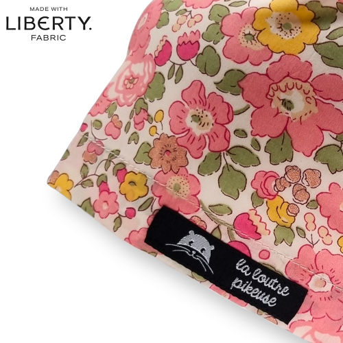 Calot de bloc couvrant liberty of london betsy metallic rose