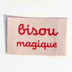 Etiquette fun bisou magique