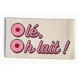 Etiquette fun olé, oh lait!